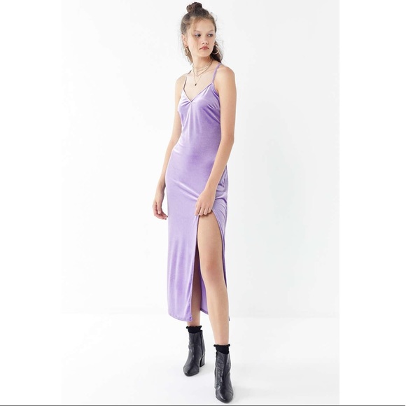 Urban Outfitters Dresses & Skirts - Urban Outfitters Velvet Cross-Back Maxi Dress